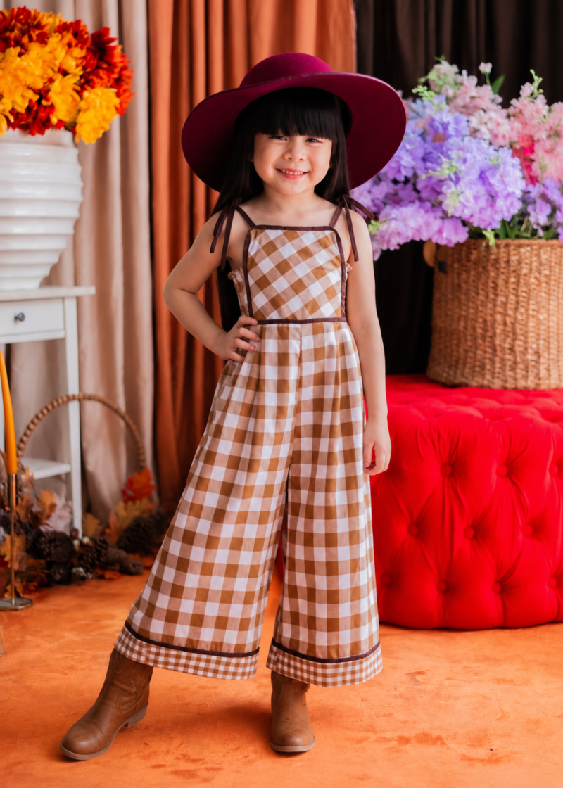 Citron | Gingham Brown