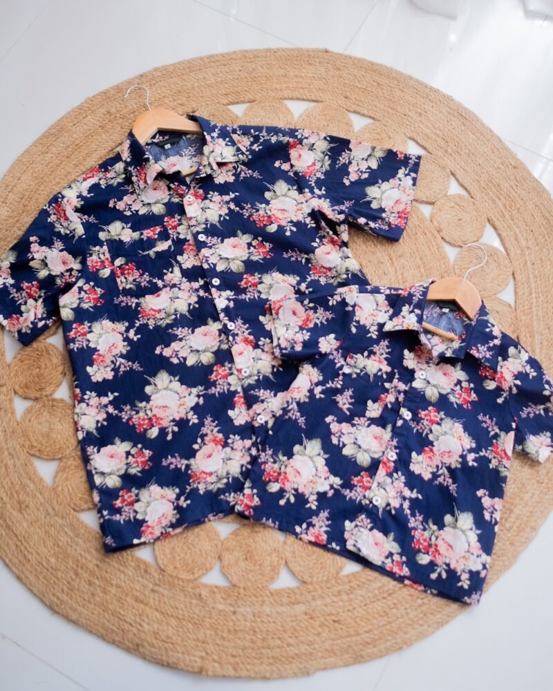 Floral | Navy Blue | For Boys
