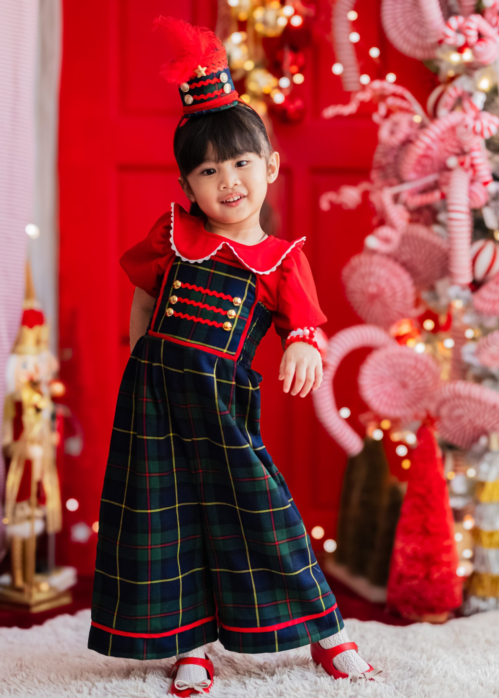 Nutcracker Romper Green - Image 1